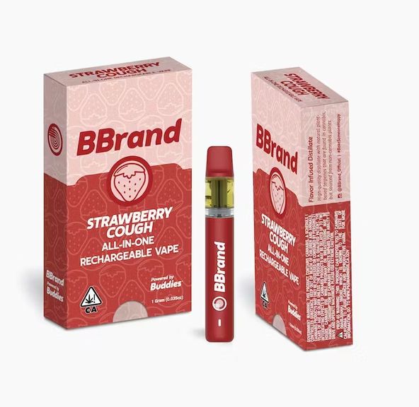 BBrand AIO Vape Strawberry Cough 1g