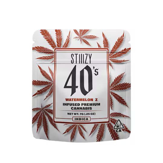 STIIIZY - 7G INFUSED 40s MYLAR - WATERMELON Z 7g