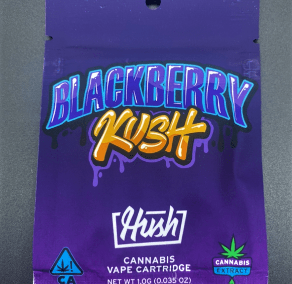 Blackberry Kush - 1g Cartridge (THC 91%) by HUSH **2 for $50**