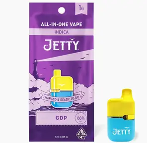 Jetty AIO High THC Mini Tank GDP 1g
