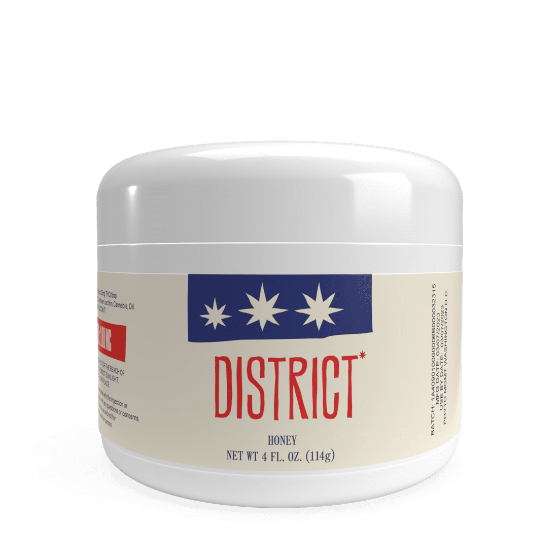 District Cannabis | THC-Infused Honey | 200mg THC | 4oz Jar