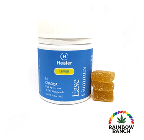 Healer Ease CBD:CBDA Gummies - 10mg each - 200mg total - 20 pcs