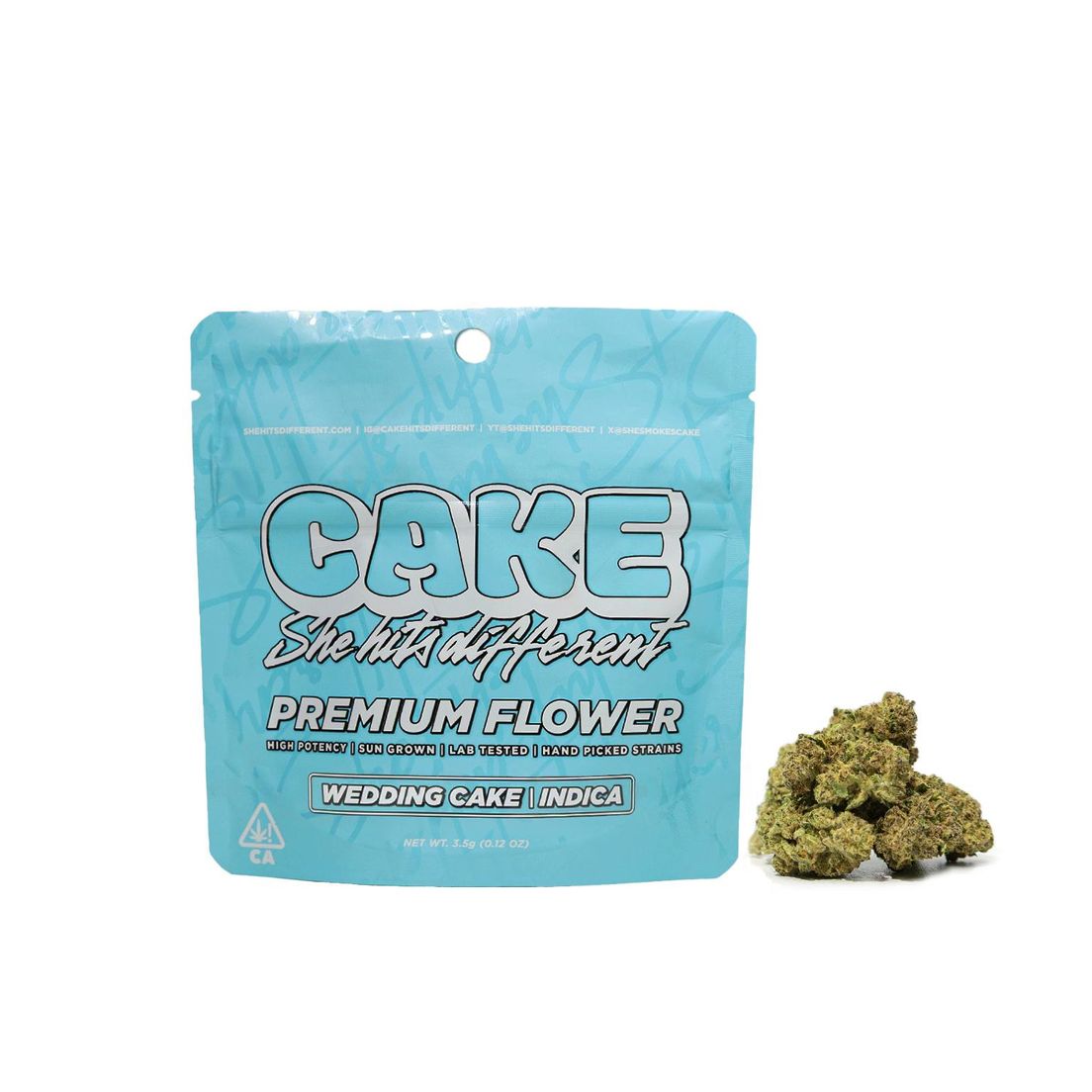 Cake - 3.5 Premium Flower - Wedding Cake