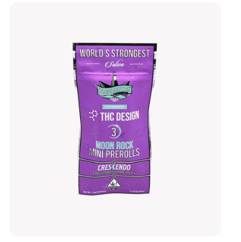 Crescendo Moon Rock Mini Pre-Rolls 3 Pack