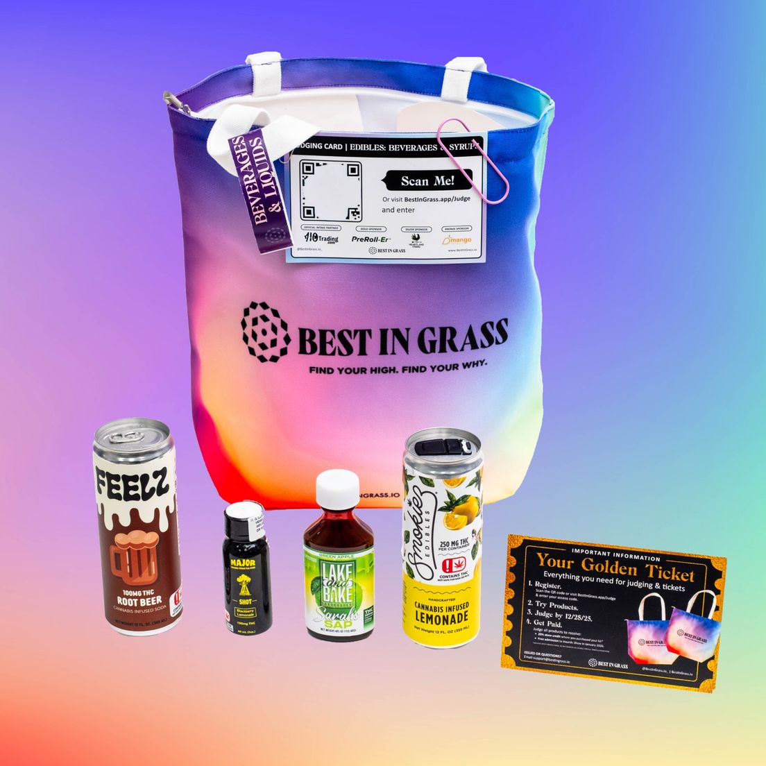 2025 BEST IN GRASS SYRUPS & BEVERAGES JUDGE KIT