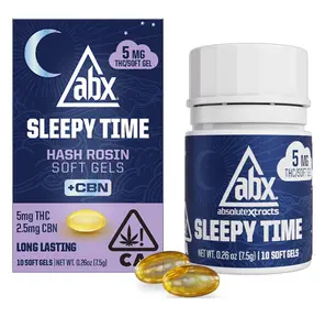 ABX - 5mg Sleepy Time Solventless + CBN Soft Gels - 10ct