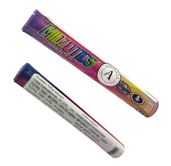 D. Midzotics 1g THCa Infused Pre Roll - Dosilato (H)