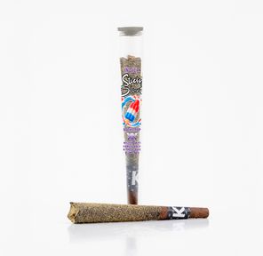 1 x 1g Shatter Infused Indica Blunt Rocket Pop by KushKraft