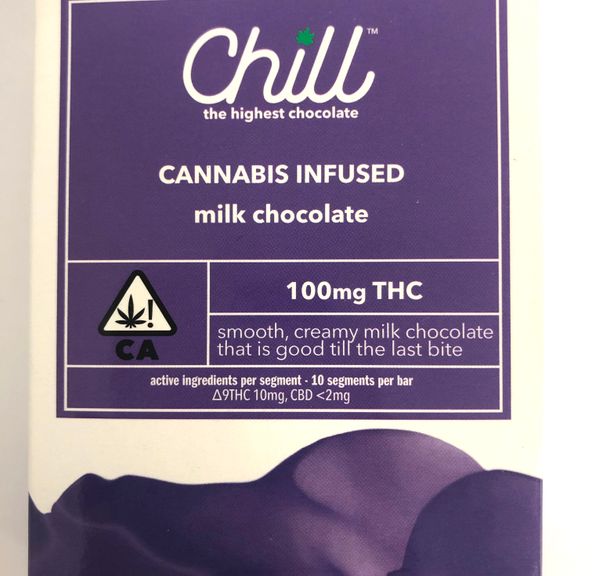 Chill Milk Chocolate 100mg
