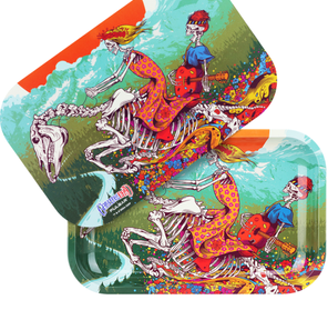 AFG Distribution- Dead Horse- Grateful Dead- Pulsar- Metal Rolling Tray- Magnetic Lid- 11 x 7