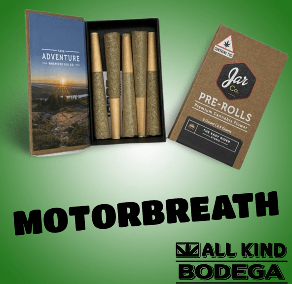 Motorbreath .5g Preroll 5 pack (2.5g total) (@jarcannabis2.0)
