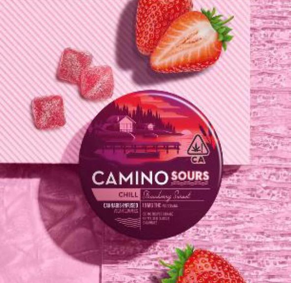 [Camino] THC Gummies - 100mg - Sours Strawberry Sunset (I)