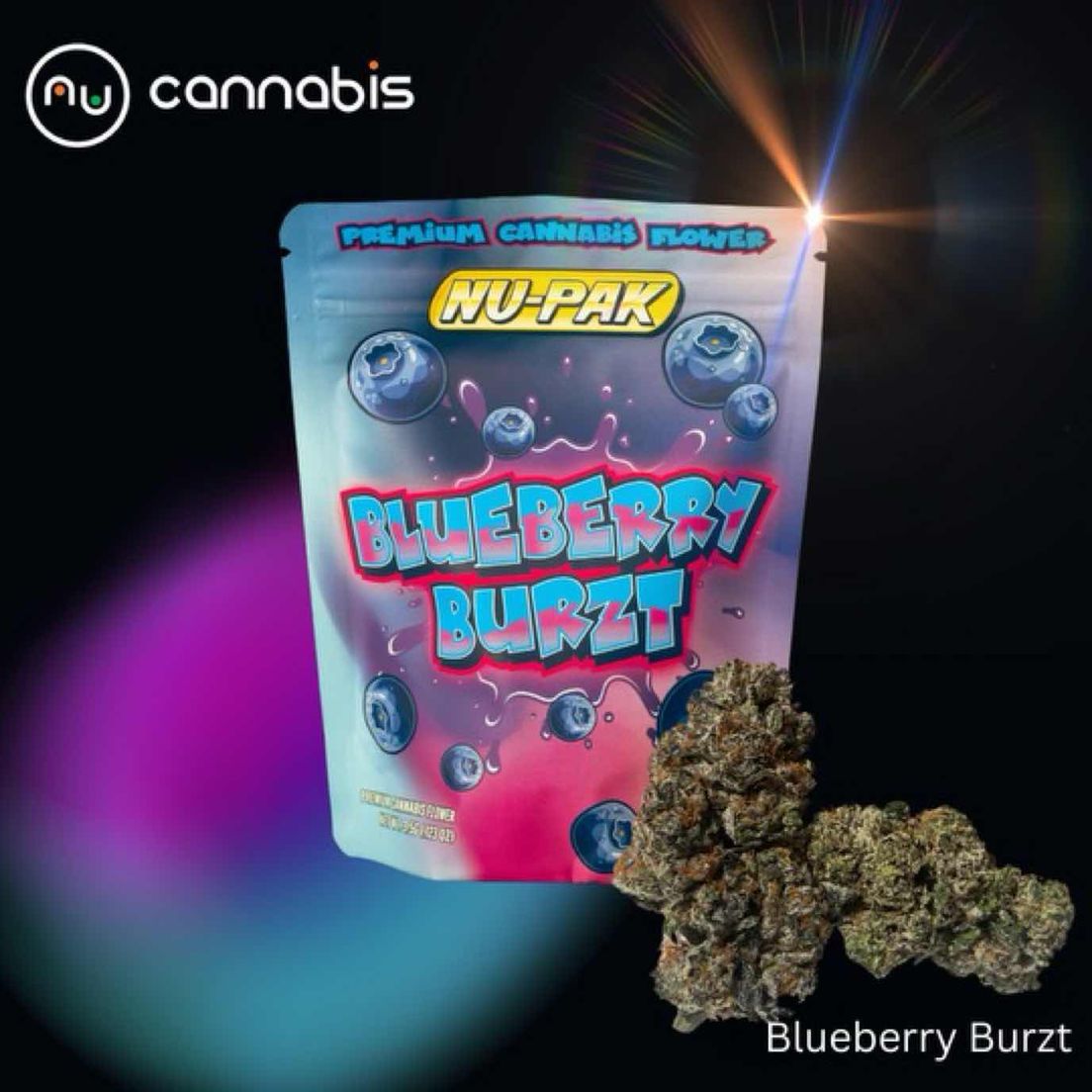 NuCannabis - Blueberry Burztz 3.5g - PREMIUM INDOOR FLOWERS