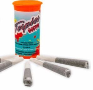 (PRE-ORDER ONLY) Pacific Sun/Silver Shining Haze Terpies 5PK - .5g Pre-rolls (26.14% THC) Hollister Cannabis Co.