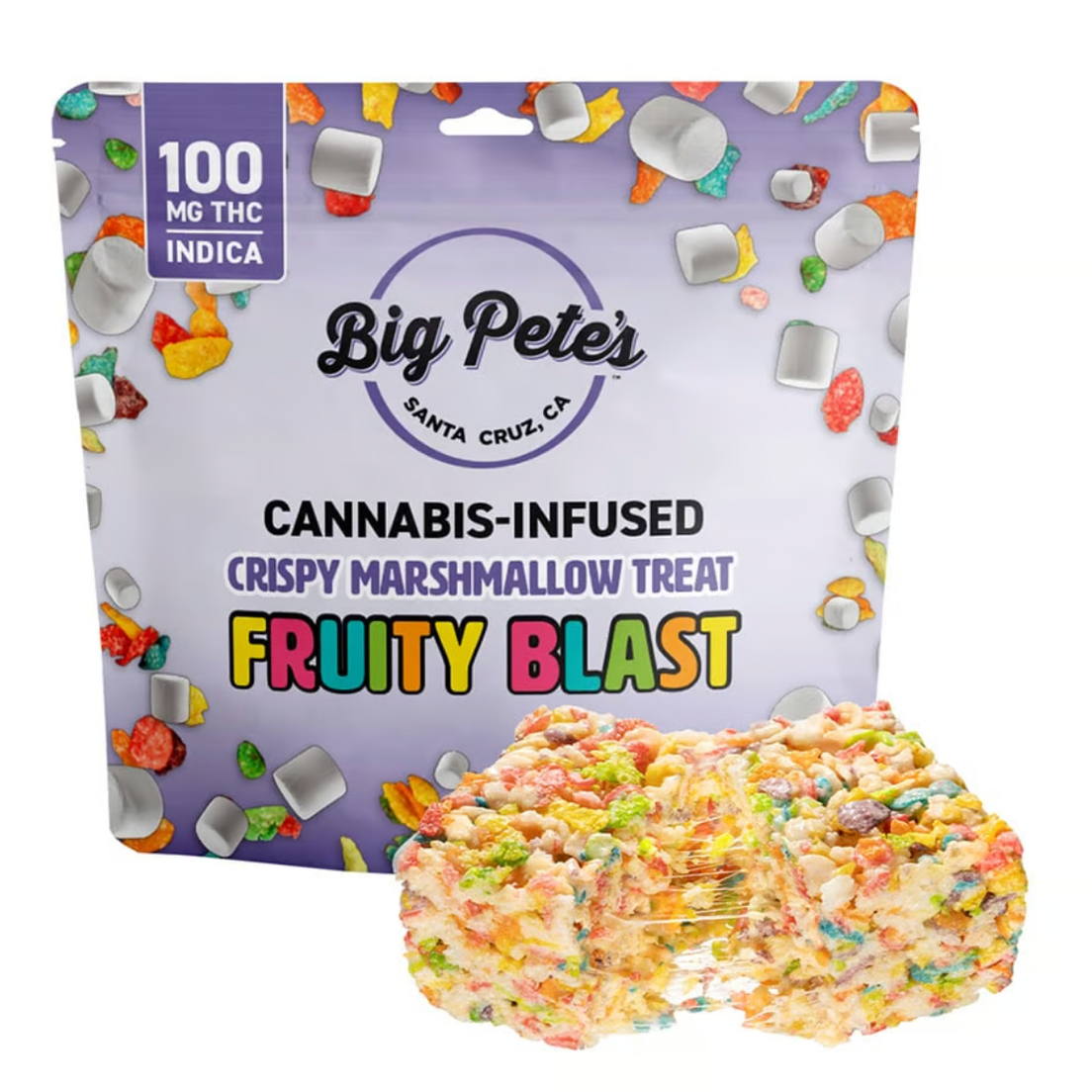 BIG PETE- FRUITY BLAST MARSHMALLOW INDICA 100MG