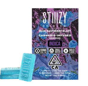 Blue Raspberry Blast - Gummies 100mg Thc Edibles 25.00 g