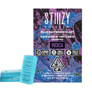 Blue Raspberry Blast - Gummies 100mg Thc Edibles 25.00 g