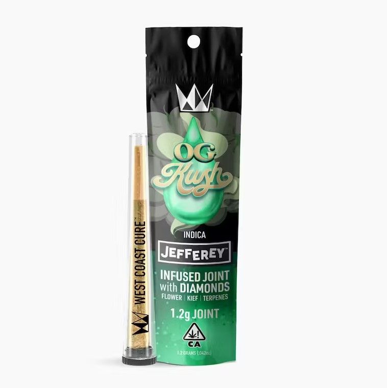 West Coast Cure Jefferey Infused Pre-roll OG Kush 1.2g