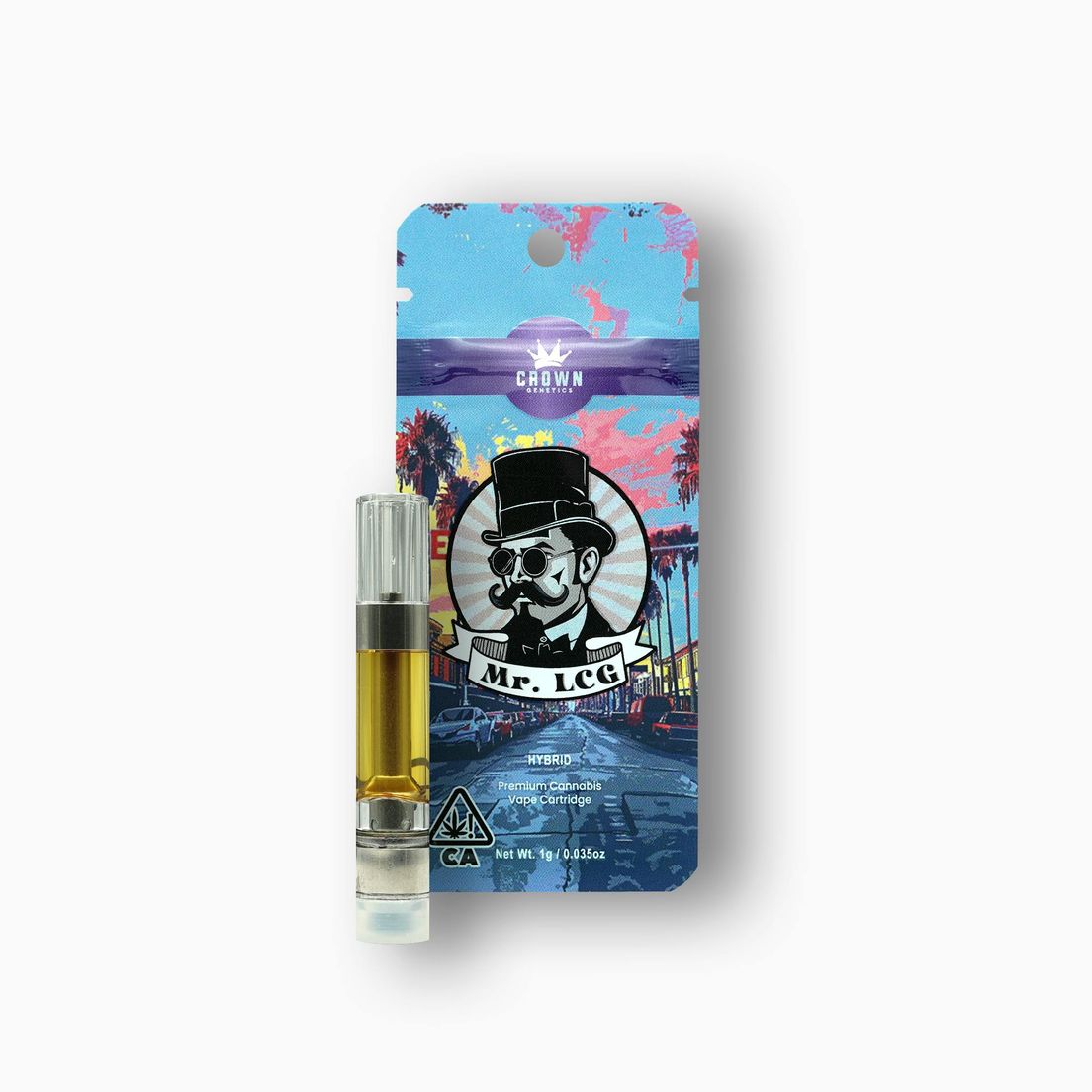 Crown | Vape Cart | 1g | Distillate | Mr. LCG