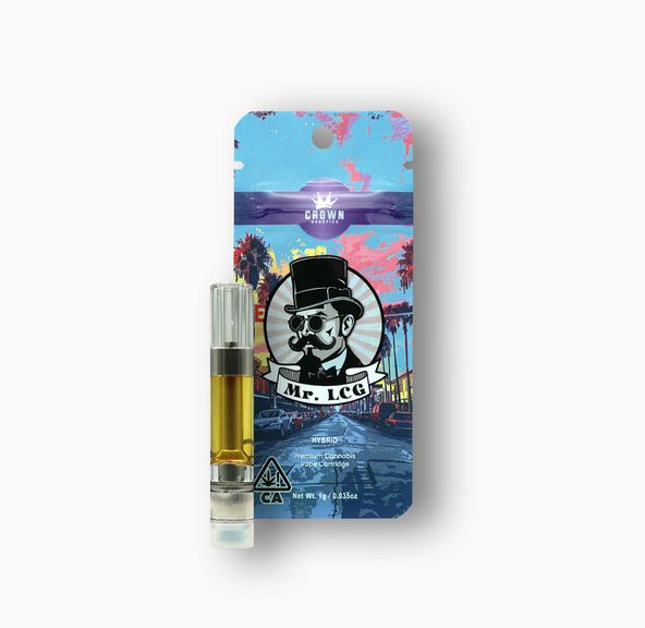Crown | Vape Cart | 1g | Distillate | Mr. LCG