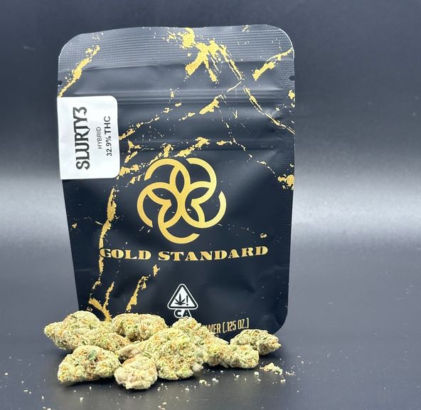 SLURTY 3 LIGHT DEP FLOWER BY GOLD STANDARD 3.5G THC 32.9%