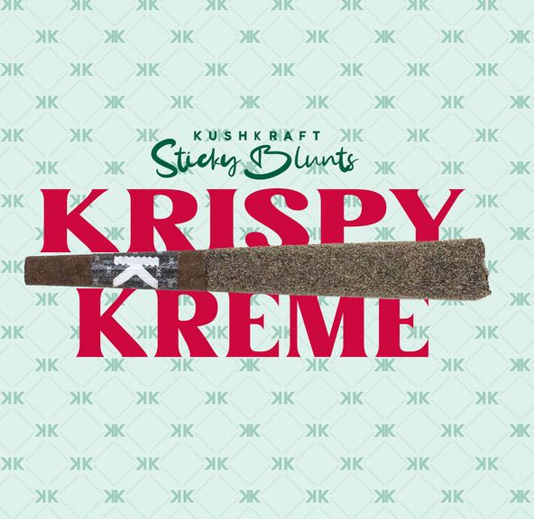 1 x 1g Shatter Infused Indica Blunt Krispy Kreme by KushKraft