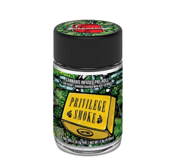 Backpackboyz- Privilege Smoke Infused Prerolls 5pk 3g (H)