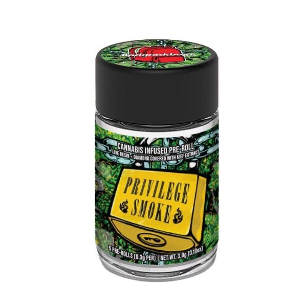 Backpackboyz- Privilege Smoke Infused Prerolls 5pk 3g (H)