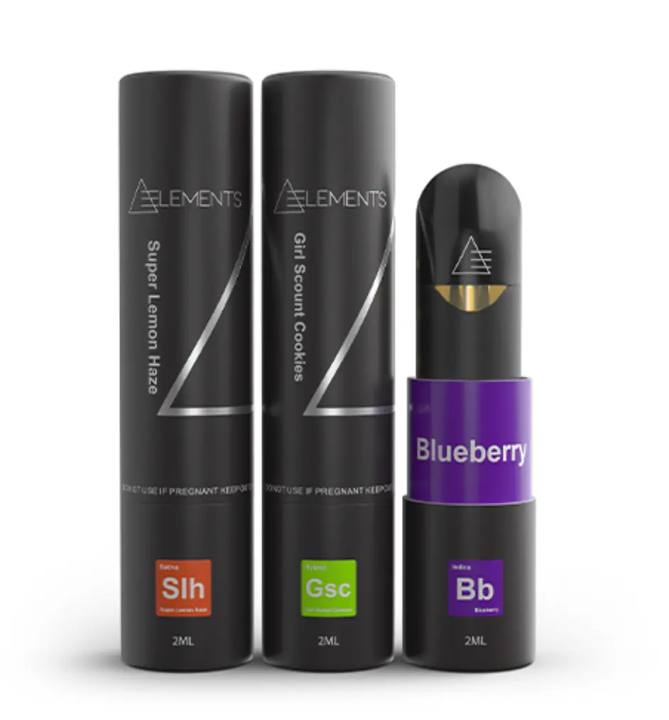 2ML Disposable Pen Indica Blueberry by Elements