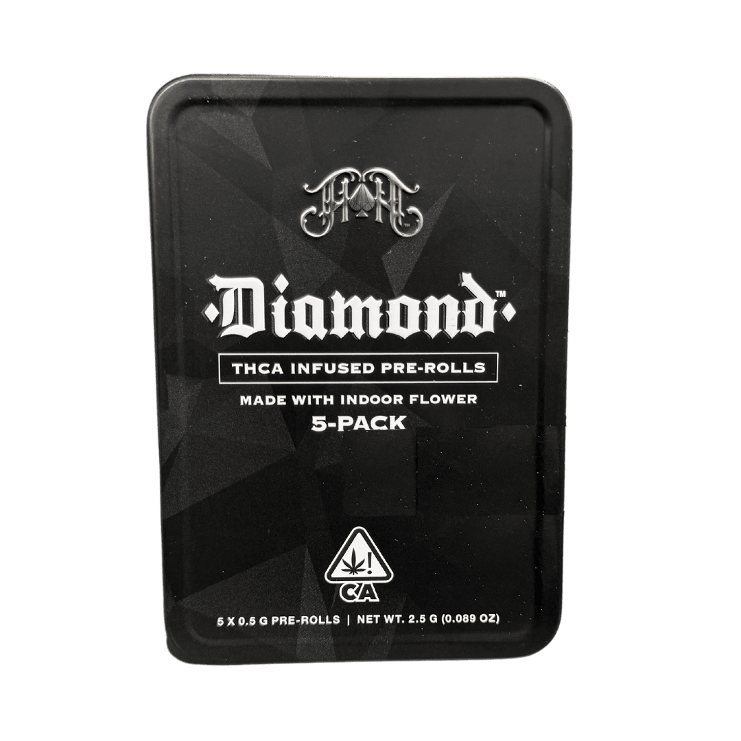 Heavy Hitters Diamond Infused Pre-roll 5pk Zerealz 2.5g
