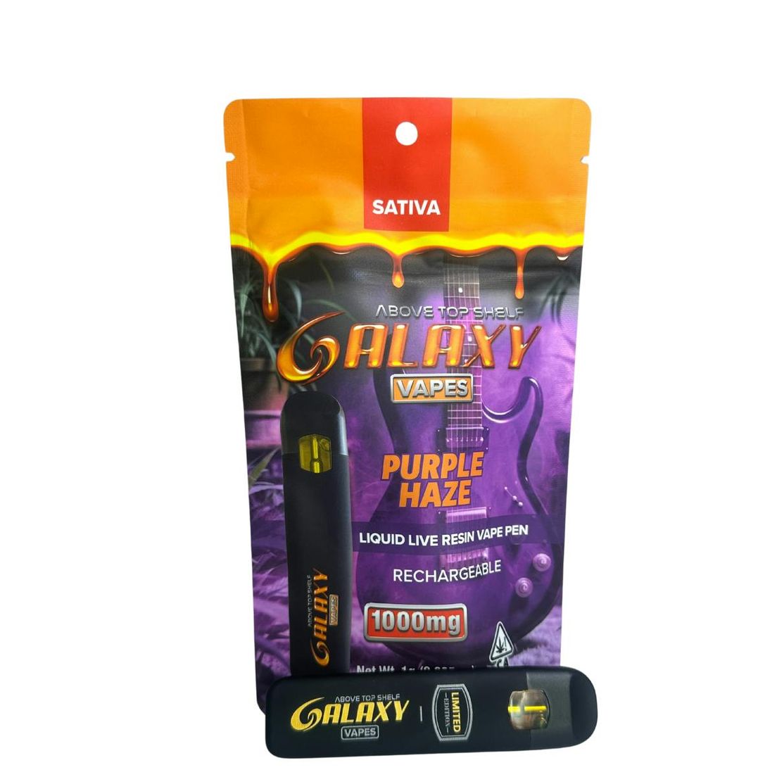 Galaxy - Live Resin AIO - 1g - Purple Haze