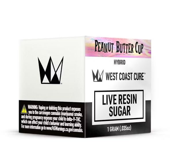 West Coast Cure - Peanut Butter Cup - Live Resin Sugar 1g
