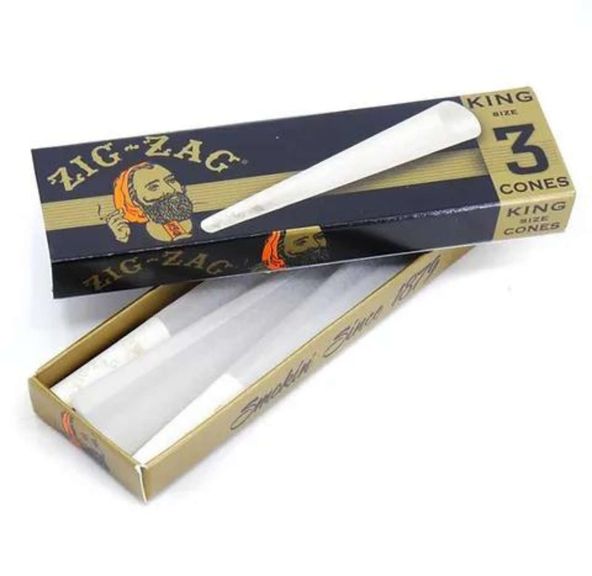 Zig Zag - Ultra Thin King Size Cones (3pck)