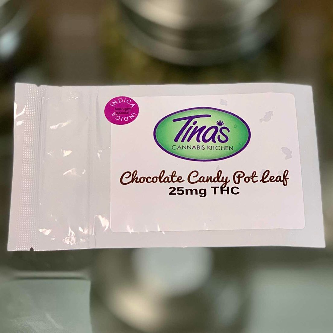 Chocolate Candy Pot Leaf I 25mg