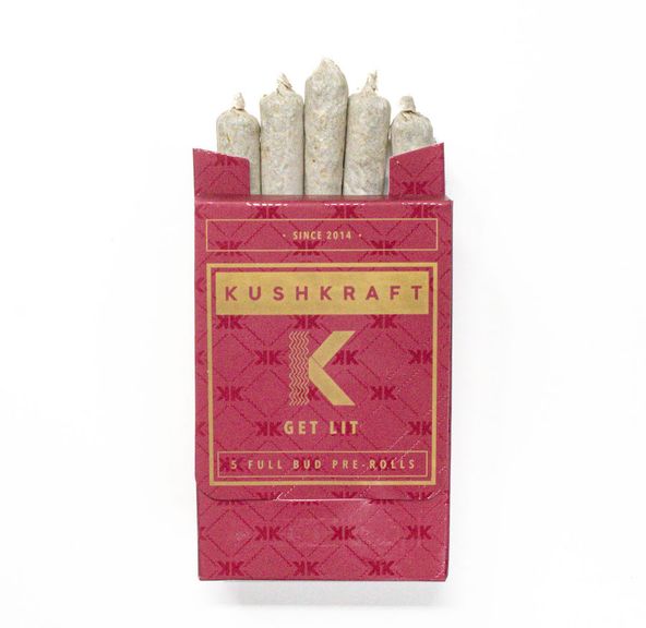 5 x 0.6g Pre Roll Pack Sativa by KushKraft