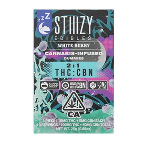 STIIIZY EDIBLES - 150MG CBN - 2:1 WHITE BERRY