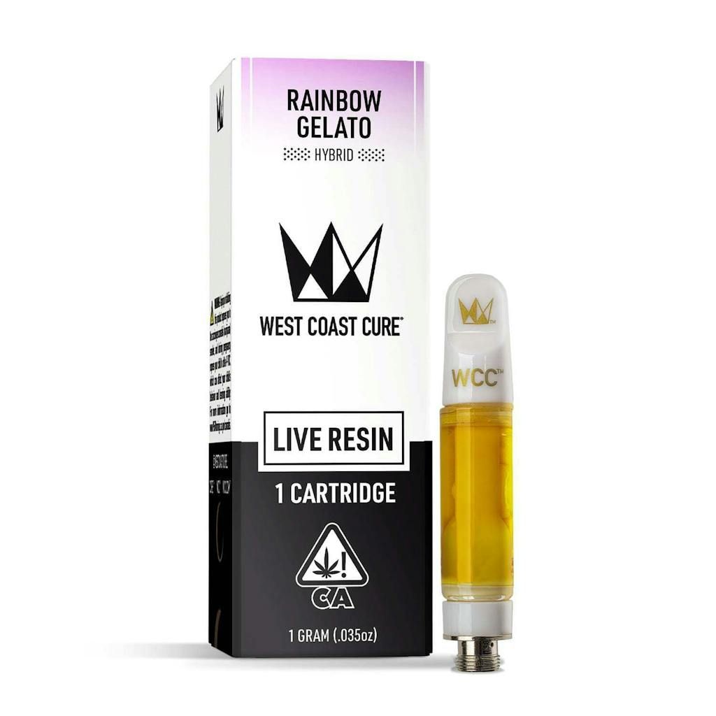 West Coast Cure - Rainbow Gelato Live Resin Cartridge - 1g