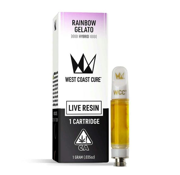 West Coast Cure - Rainbow Gelato Live Resin Cartridge - 1g