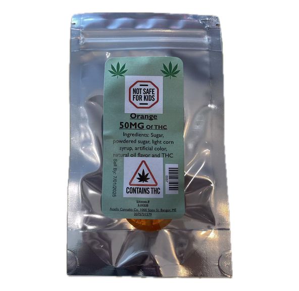 Acadia - Lollipop - Orange 50 MG