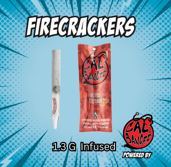 Firecracker Infused Pre-Roll SOUR TANGIE 1.3 Gr