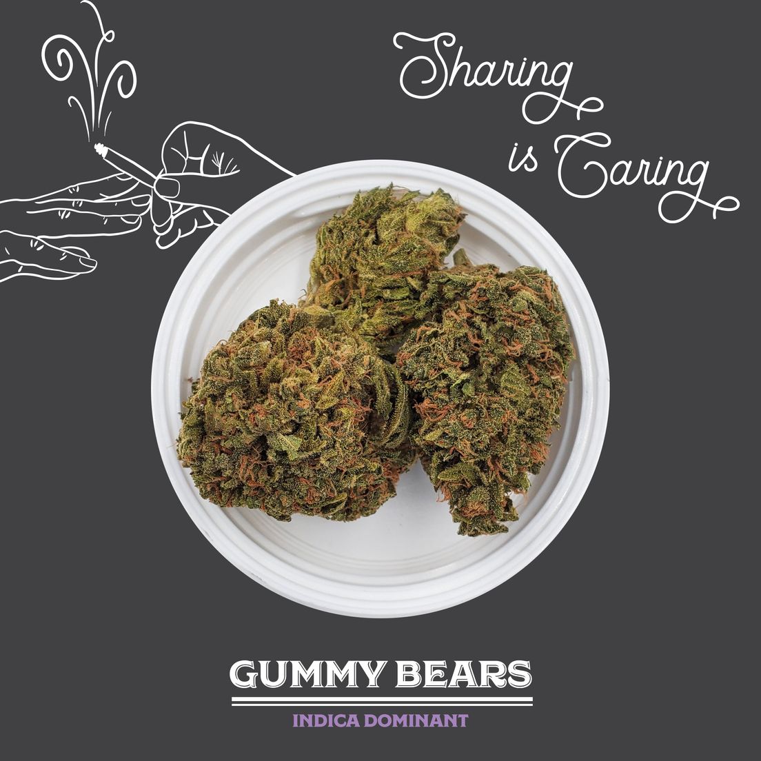 GB201113 | WCTC | PrePacked | Gummy Bears | Basic | 3.5G | 1CT