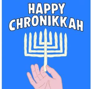 420 Greeting Card W/ Joint Holder " Happy Chronikkah" $8