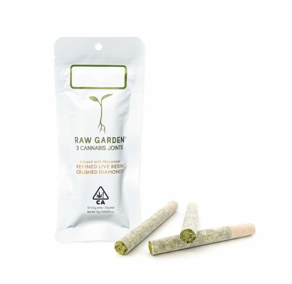 Raw Garden™ - Beary White 3pck Crushed Diamond Infused Joints 1.5g