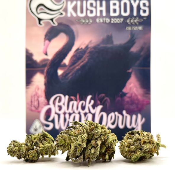 1/8 Black Swanberry (28.79%/Sativa) - Kush Boys