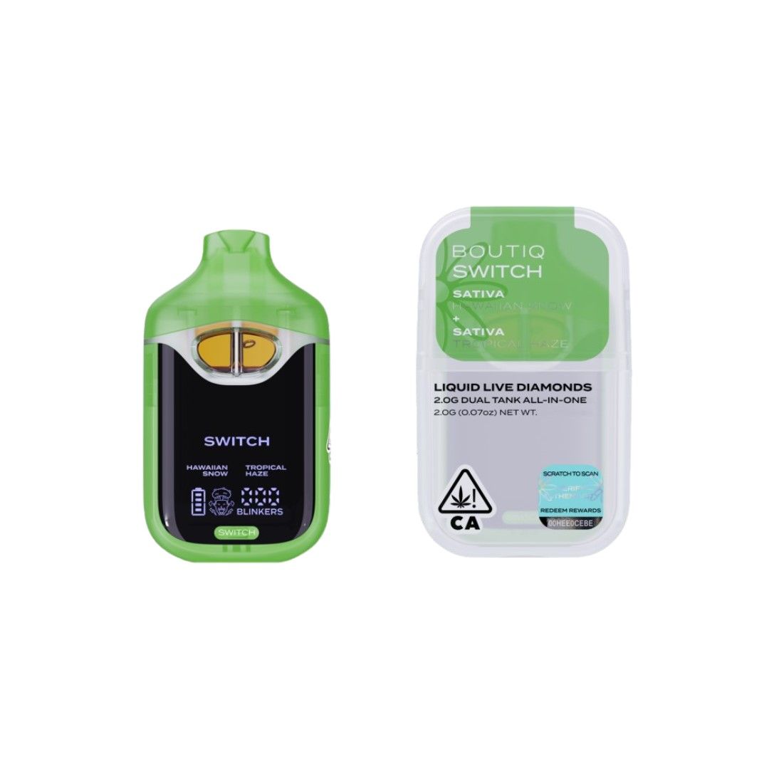 Boutiq Dual Pack AIO Vape Hawaiian Snow x Tropical Haze 1g