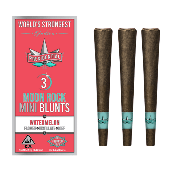 Presidential Pee-Wee Mini Moonrock Blunts 3 pack - Watermelon