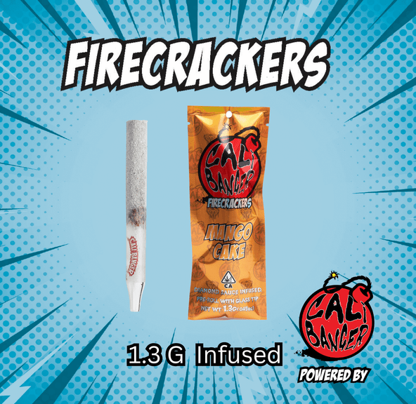 Firecracker Infused Pre Roll MANGO CAKE 1.3 Gr