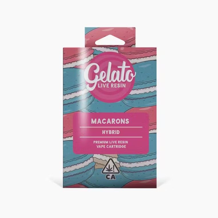 Gelato Live Resin Cartridge Macarons 1g