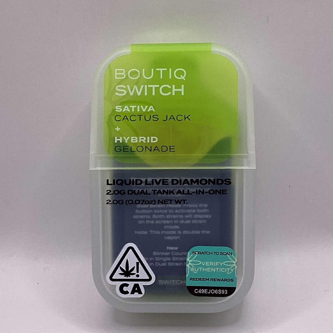 Boutiq - Disposable - Switch - Cactus Jack x Gelonade - 2G