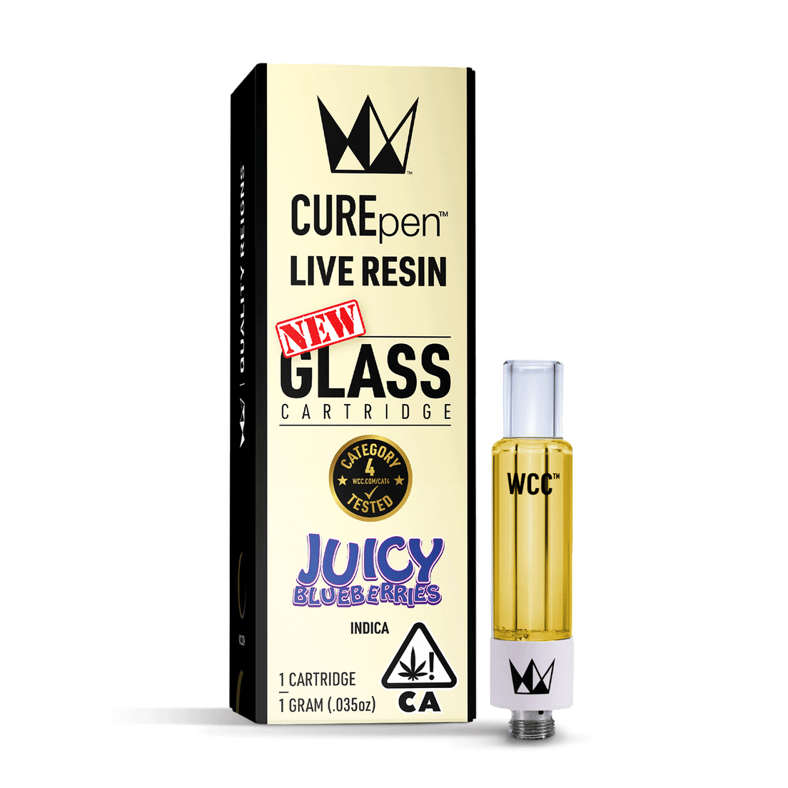 Juicy Blueberries Live Resin Cartridge - 1g
